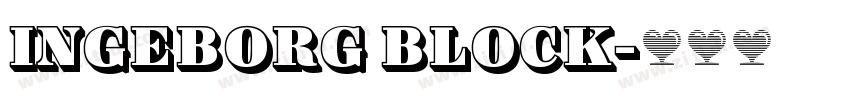 Ingeborg Block字体转换